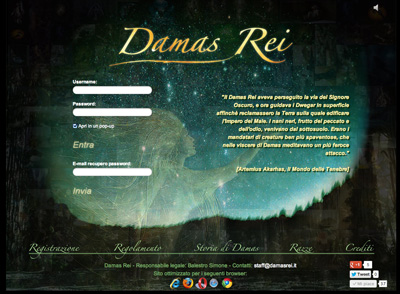 Home page di Damas Rei